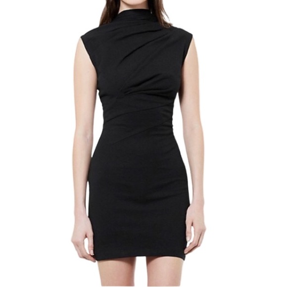 RtA Dresses & Skirts - NWT RtA Black Holly Twisted Jersey Mini Dress - Sz 4